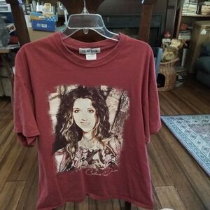Celine Dion Women's Red Graphic Tee